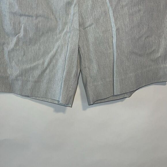 HILARY RADLEY Off-White & Grey Bermuda Pull On Shorts-XL NWT - Picture 4 of 11